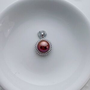26P86 S925 Stamped High Quality Freshwater Edison Pearl Pendant